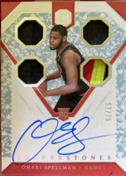 Omari Spellman [Rookie Autograph Relics Crystal] #177