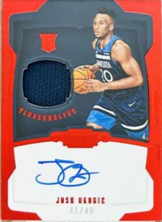 Josh Okogie [Autograph Jersey Red] #153