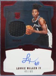 Lonnie Walker IV [Autograph Jersey Red] #154