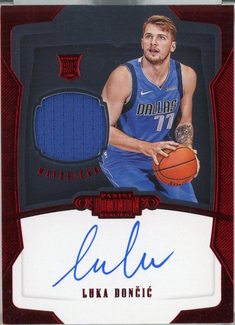 Luka Doncic [Autograph Jersey Red] #159