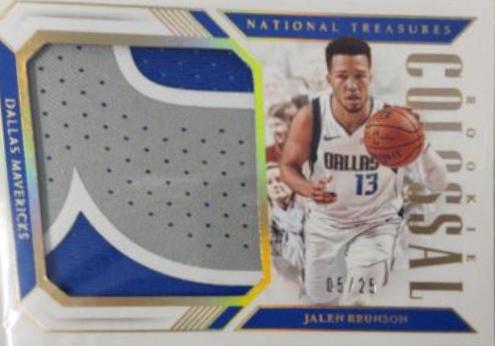 Jalen Brunson [Patch Autograph Gold] #132