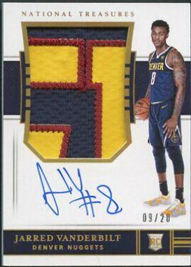 Jarred Vanderbilt [Patch Autograph] #114