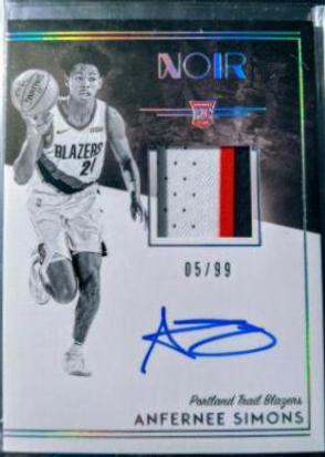 Anfernee Simons [Patch Autograph] #323