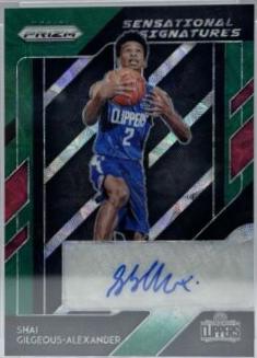 Shai Gilgeous Alexander [Choice Prizm Green] #SS-SGA