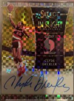 Clyde Drexler [Gold Prizm] #IF-CDX