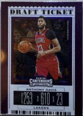 Anthony Davis [Game Ticket Blue Foil] #7
