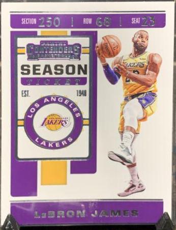 LeBron James [Game Ticket Purple Foil] #70