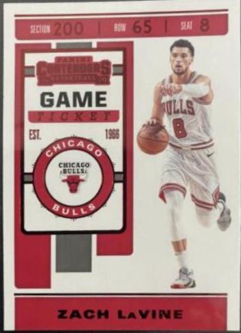 Zach LaVine [Game Ticket Red Foil] #100