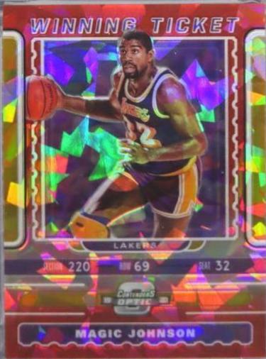 Magic Johnson [Red Cracked Ice] #17