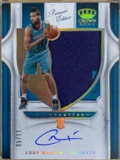 Cody Martin [Autograph Jersey Premium Edition] #122