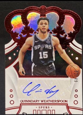 Quinndary Weatherspoon [Red] #CR-QWS