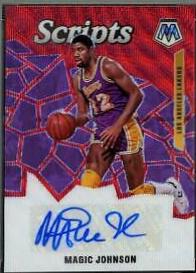 Magic Johnson [Red Wave] #SC-MJN