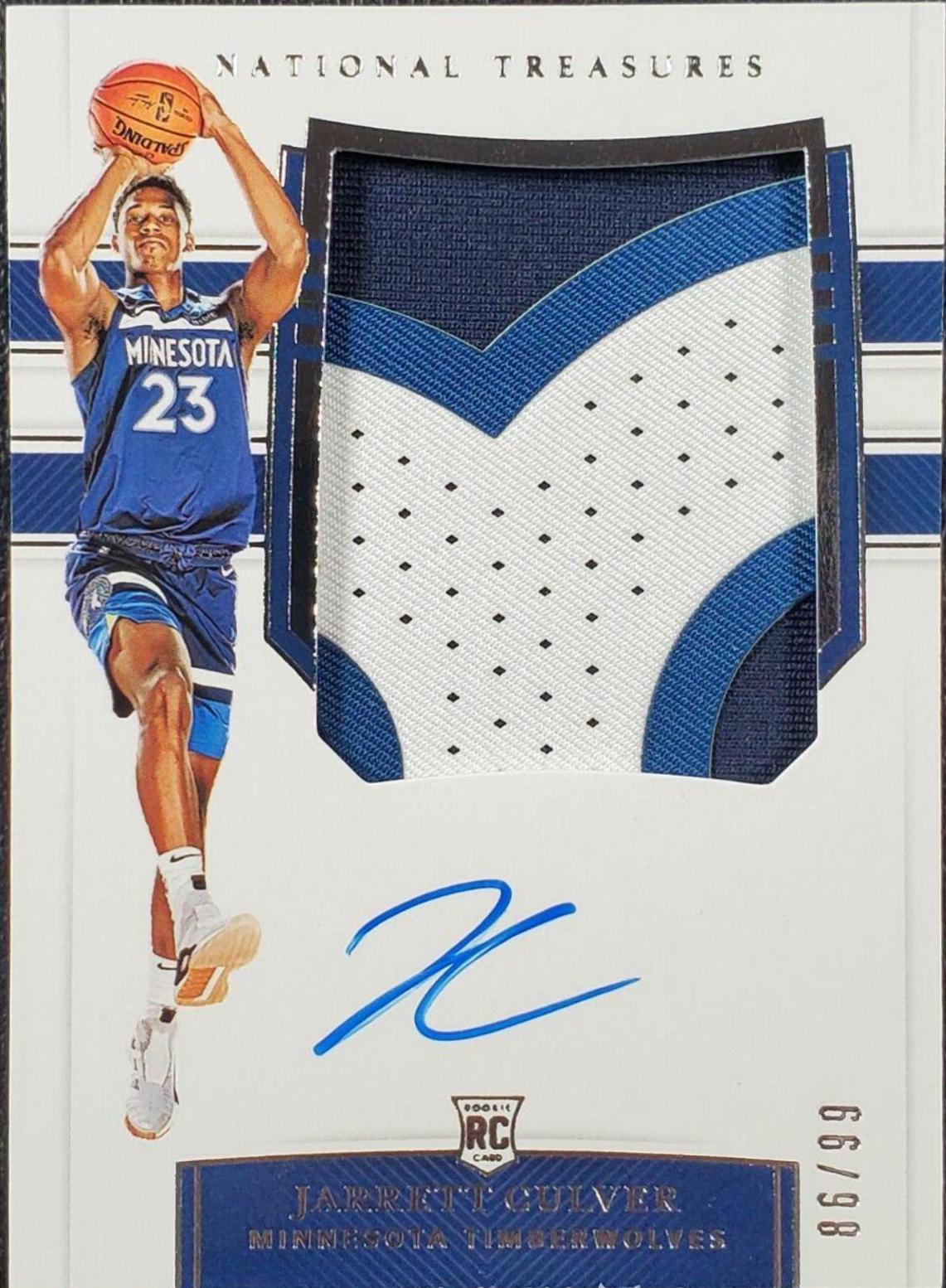 Jarrett Culver [Patch Autograph] #110
