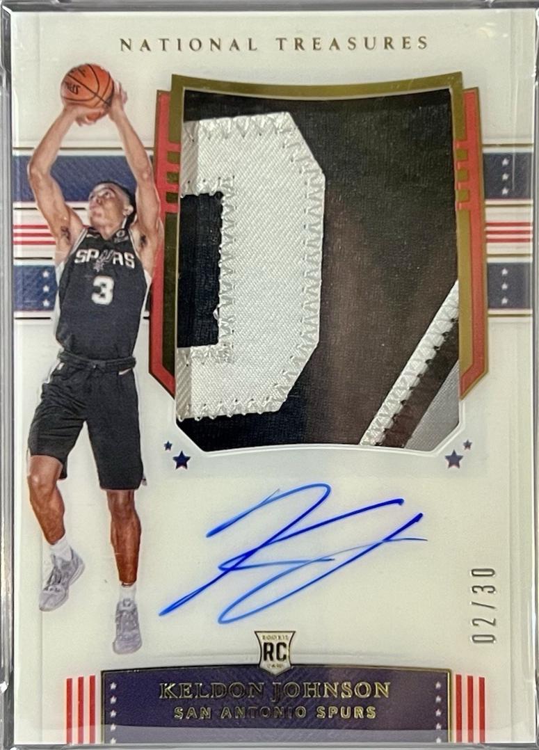 Keldon Johnson [Patch Autograph Stars & Stripes] #129