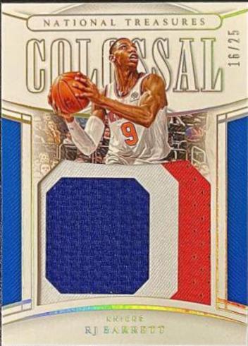 RJ Barrett [Patch Autograph Gold] #128
