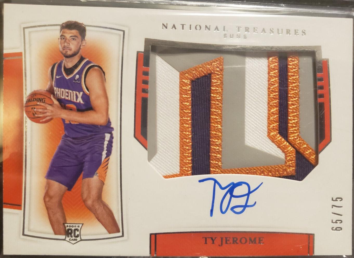 Ty Jerome [Horizontal Patch Autograph Bronze] #117