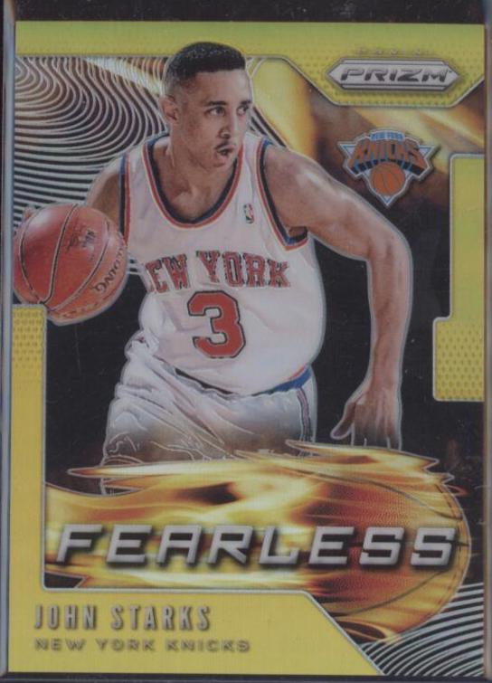 John Starks [Gold Prizm] #8