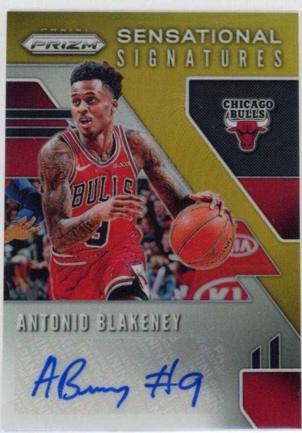Antonio Blakeney [Gold Prizm] #SS-ABK