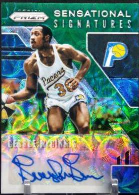 George McGinnis [Choice Prizm Green] #SS-GMG