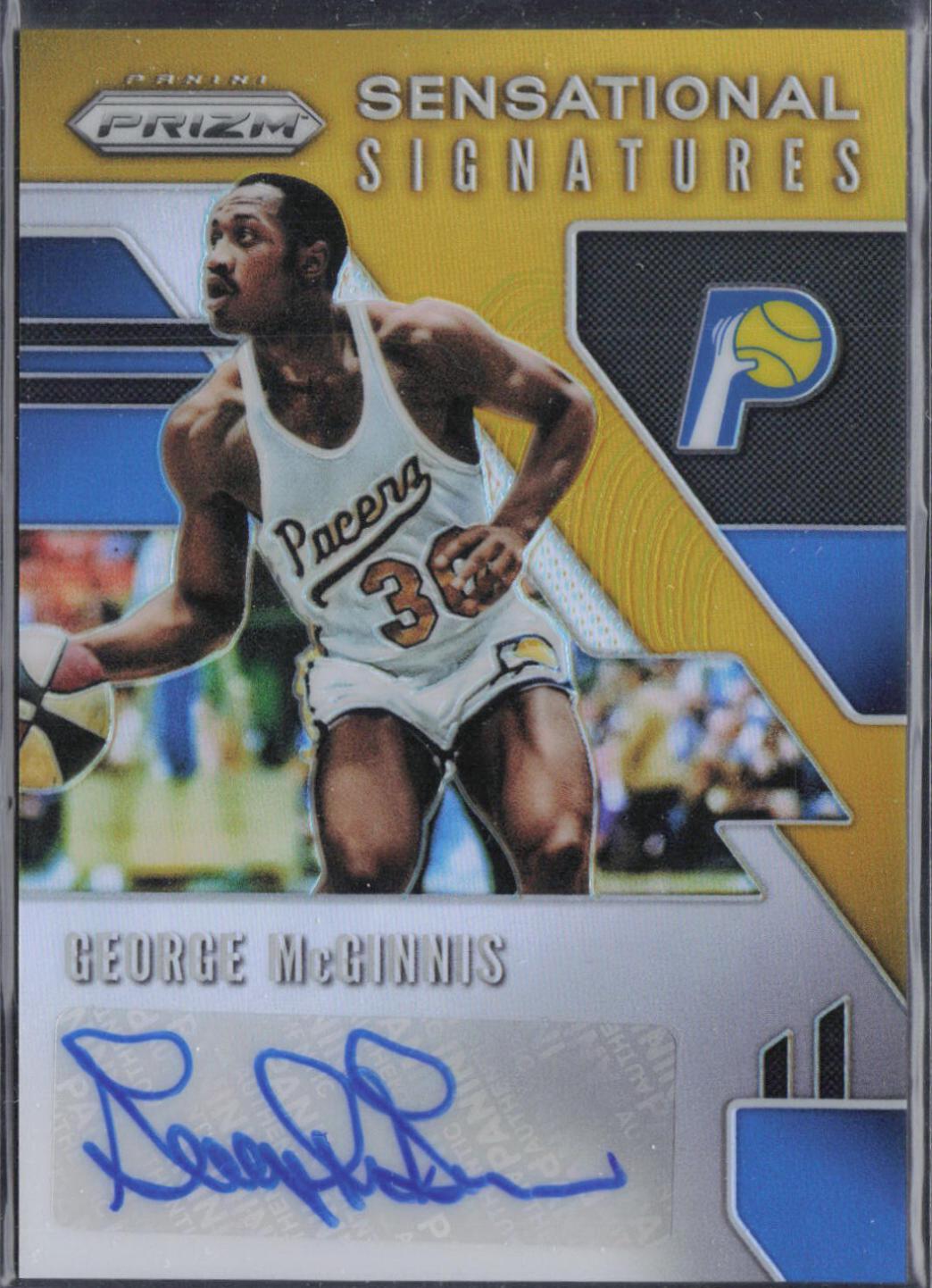 George McGinnis [Gold Prizm] #SS-GMG