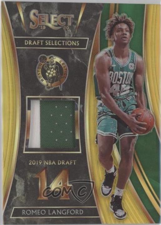 Romeo Langford [Gold Prizm] #DS-RLF
