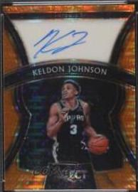 Keldon Johnson [Neon Orange Pulsar Prizm] #RS-KJN