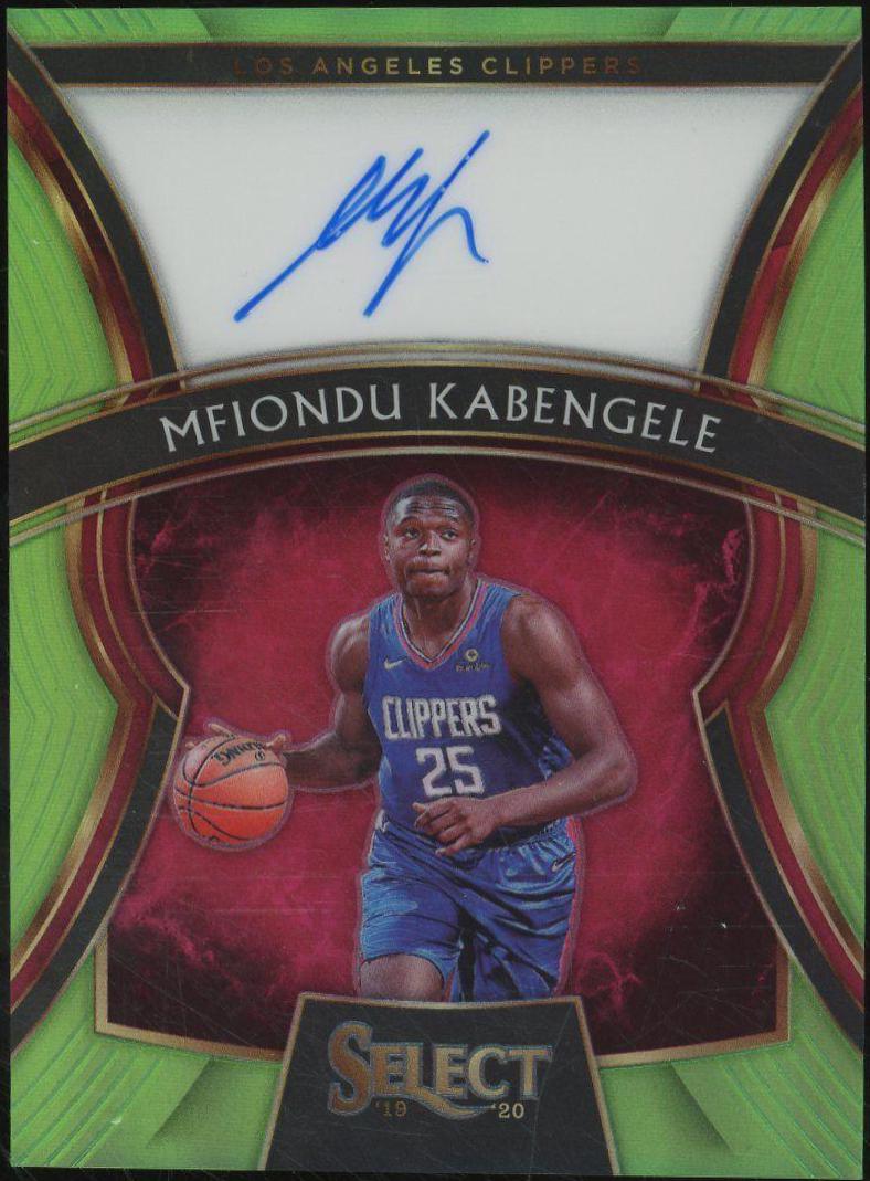 Mfiondu Kabengele [Neon Green Prizm] #RS-MFK
