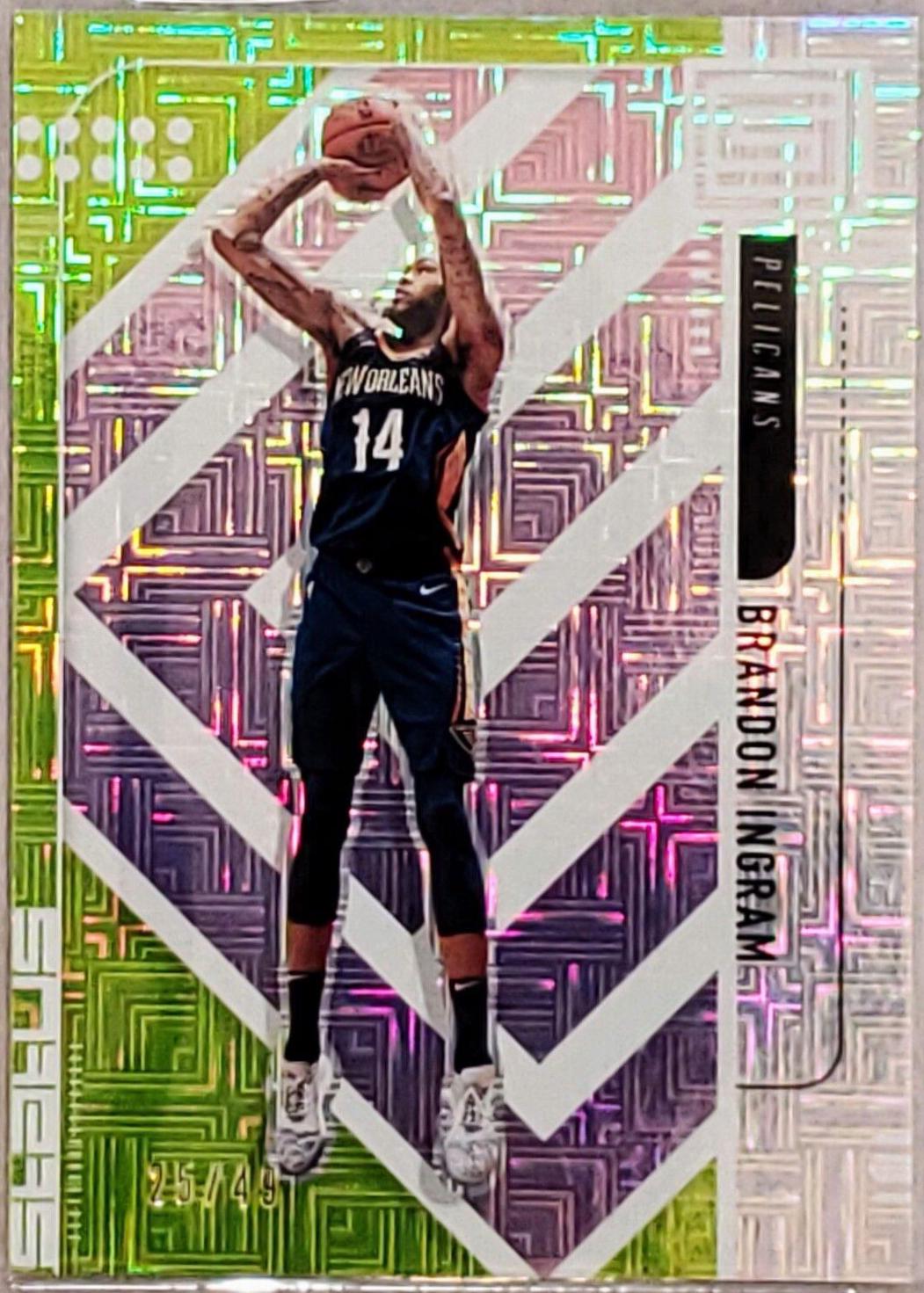 Brandon Ingram [Green Escher Squares] #129
