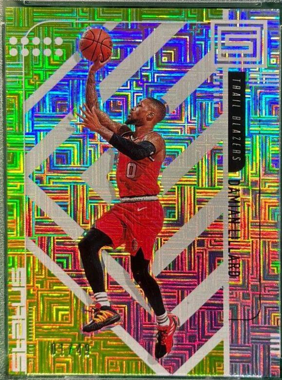 Damian Lillard [Green Escher Squares] #126