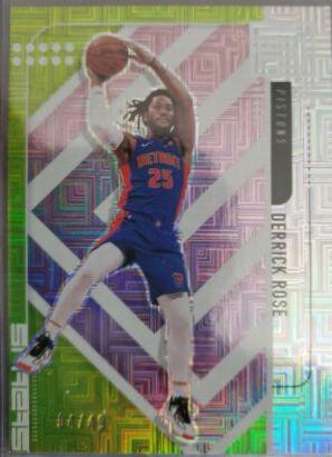 Derrick Rose [Green Escher Squares] #196