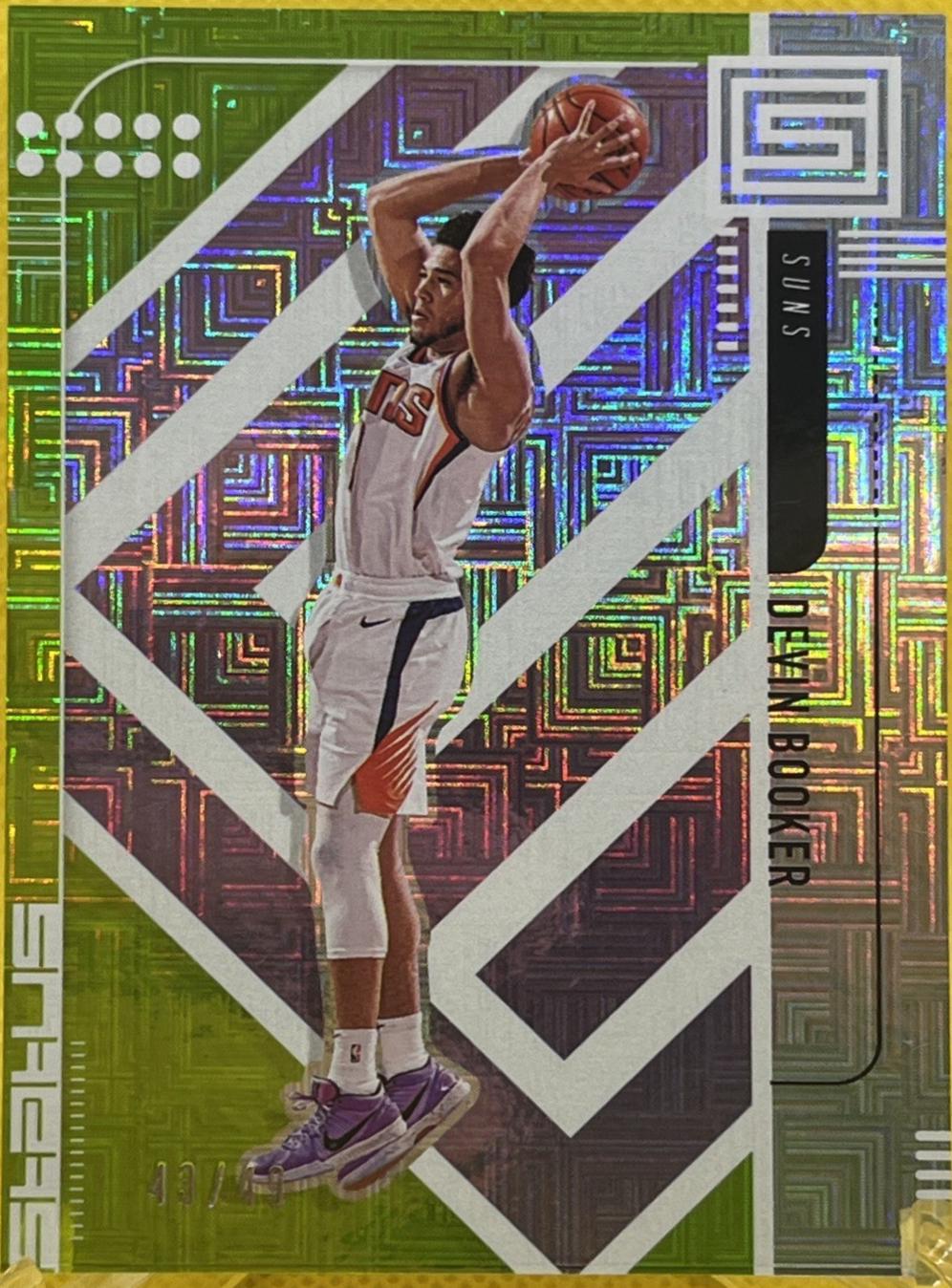 Devin Booker [Green Escher Squares] #48
