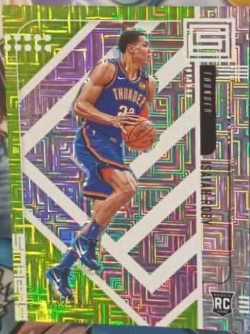 Isaiah Roby [Green Escher Squares] #86