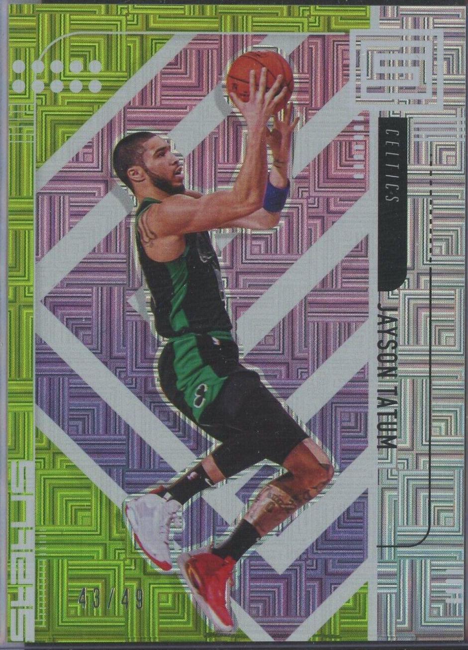 Jayson Tatum [Green Escher Squares] #64