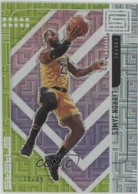 LeBron James [Green Escher Squares] #175