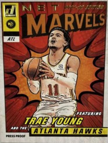 Trae Young [Press Proof Black] #1