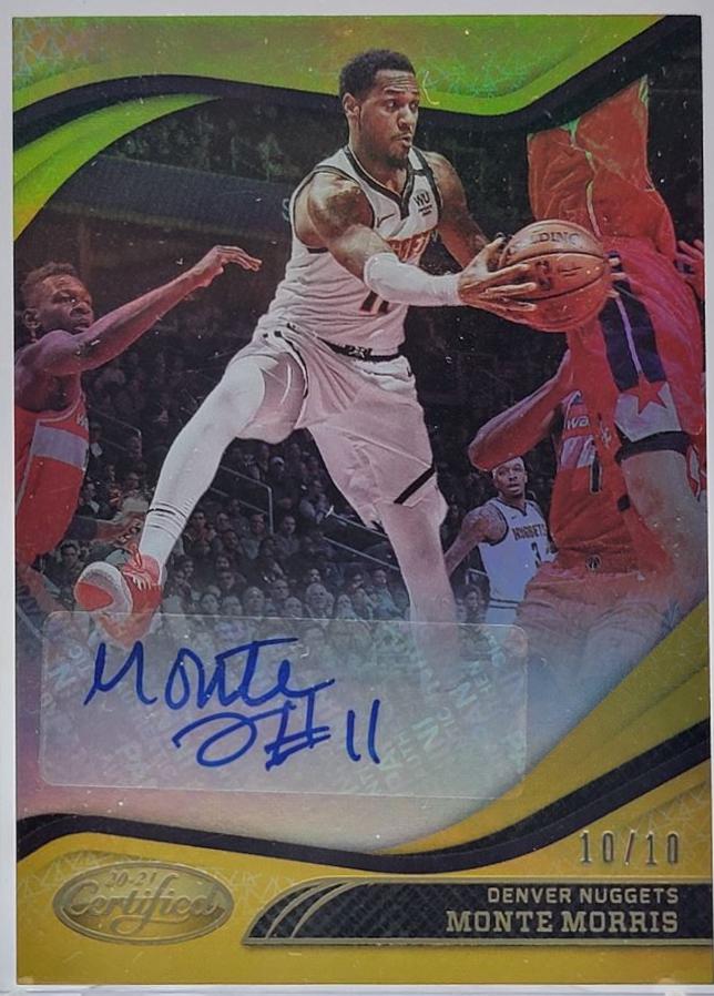 Monte Morris [Gold] #CS-MMS