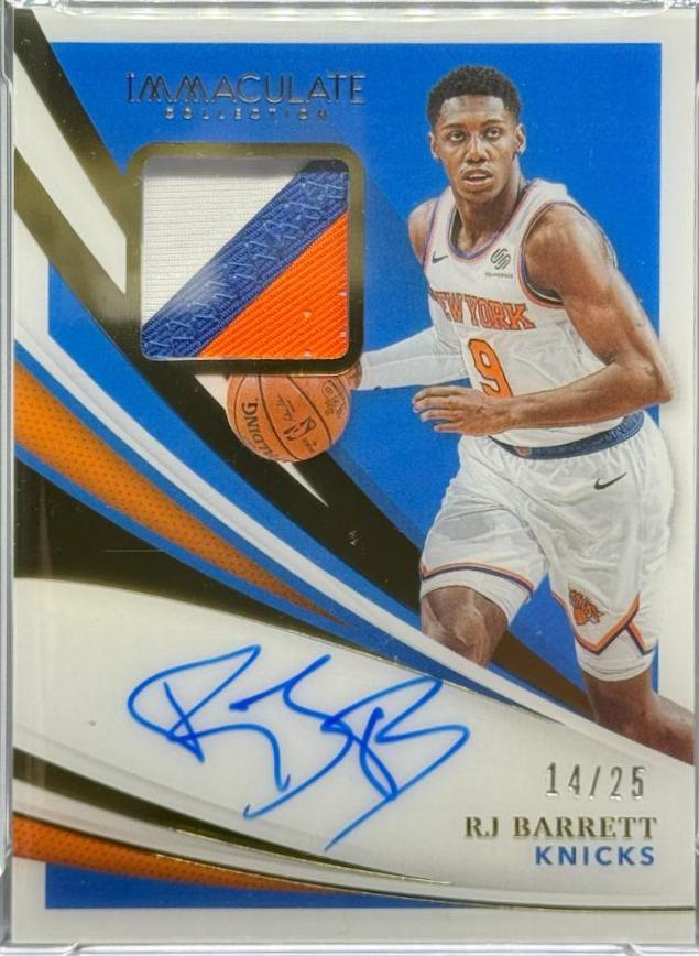 R.J Barrett [patch autograph] #PARJB