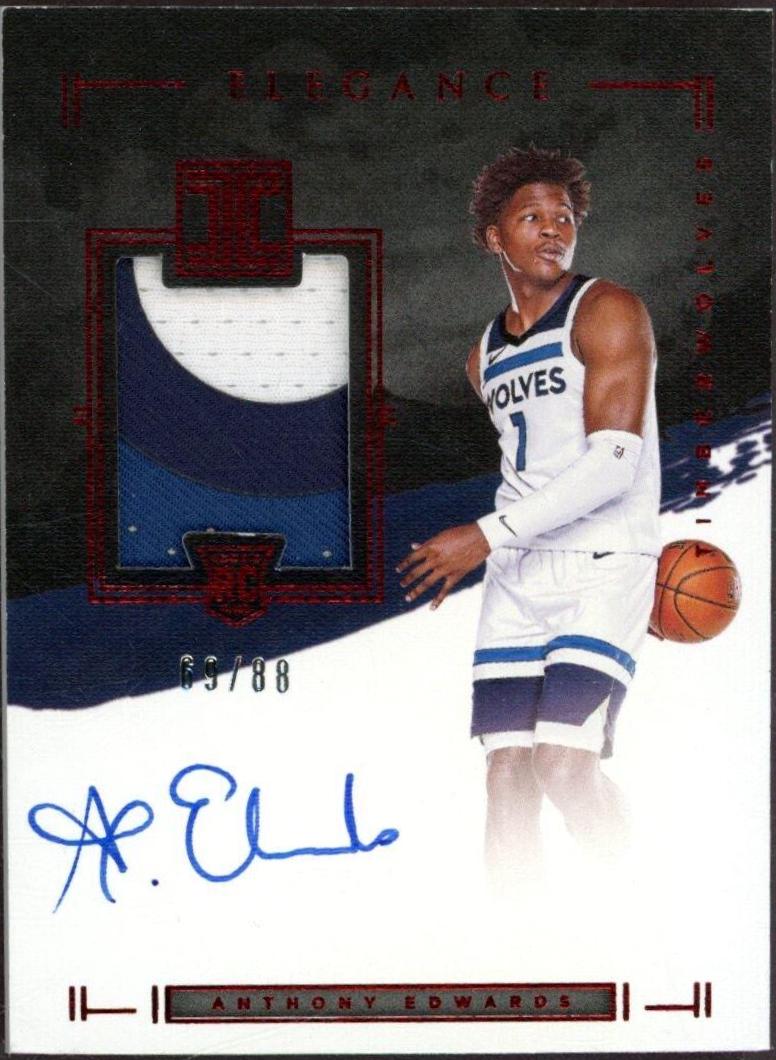 Anthony Edwards [Jersey Autograph Asia] #140