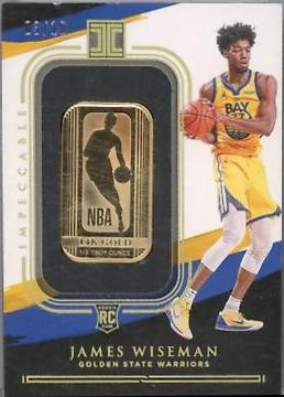 James Wiseman [Holo Gold] #99