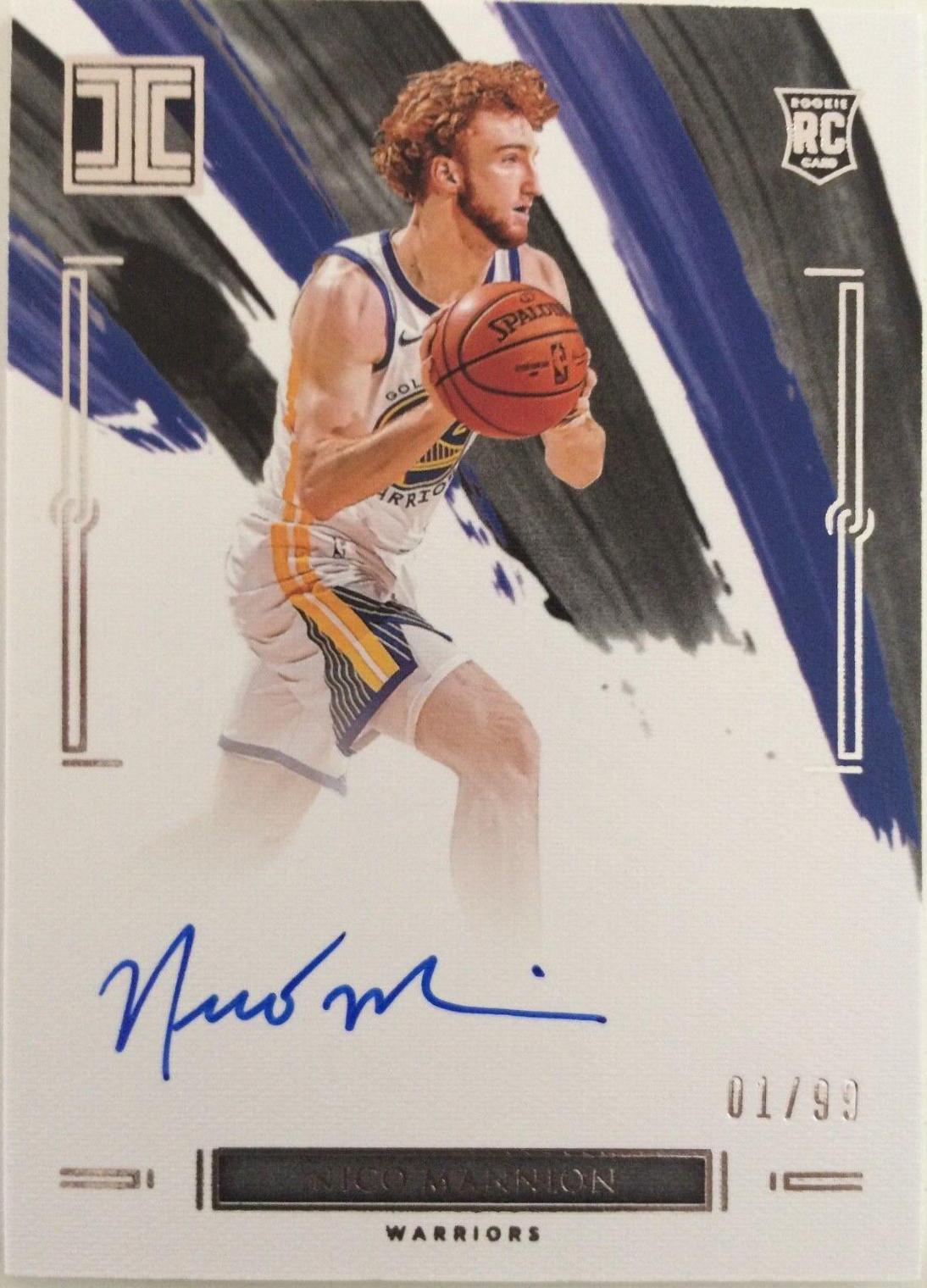 Nico Mannion [Jersey Autograph] #101
