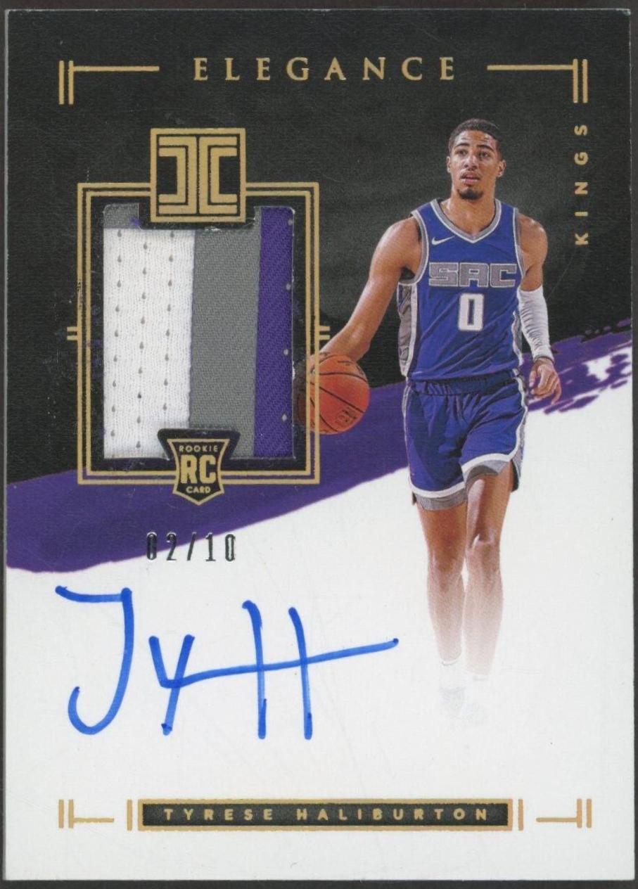 Tyrese Haliburton [Jersey Autograph Holo Gold] #129