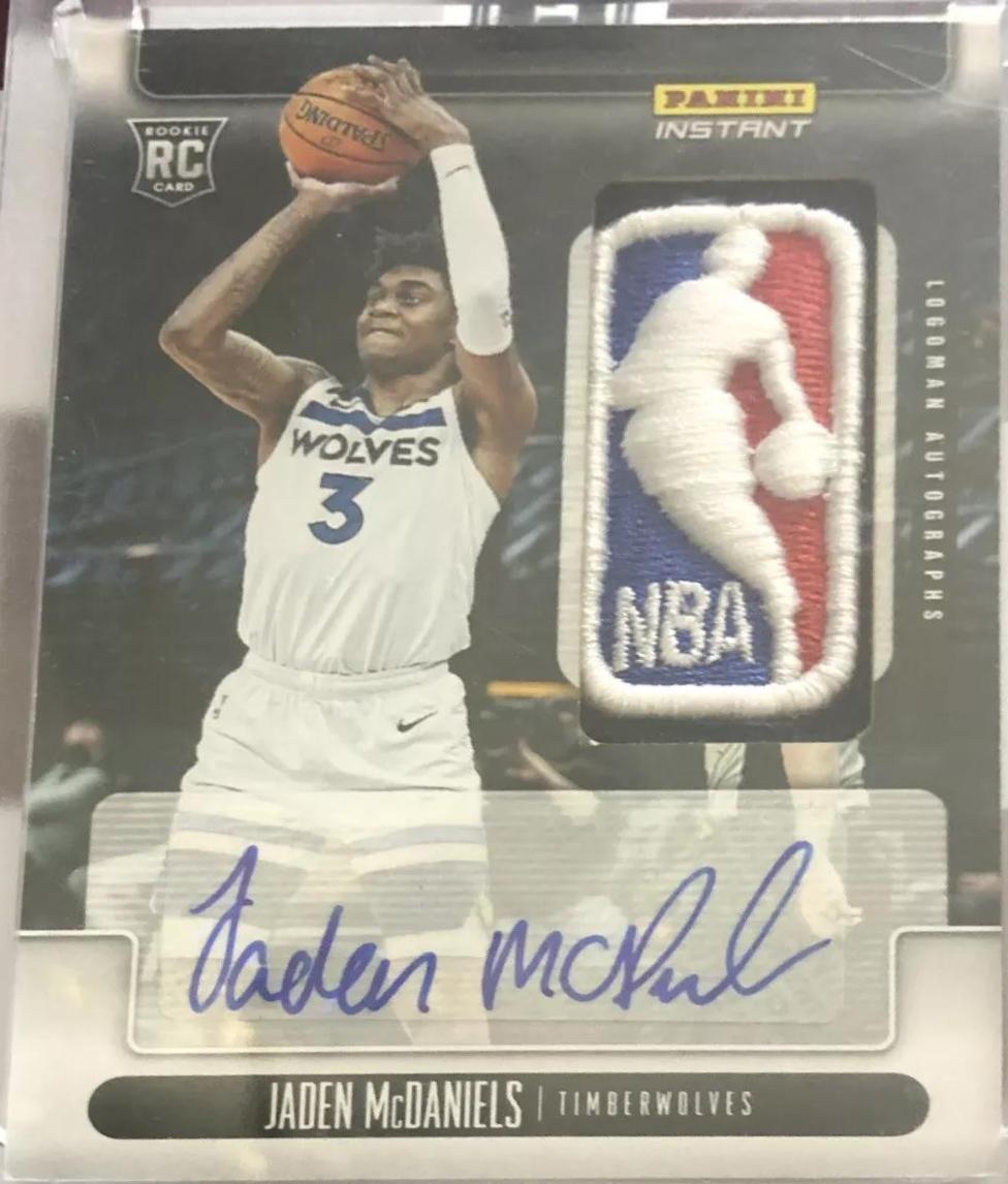 Jaden McDaniels [Logoman Autograph] #LA27