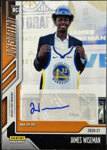 James Wiseman [Orange Autograph] #2