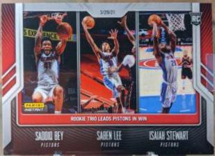 Saddiq Bey, Saben Lee, Isaiah Stewart #130