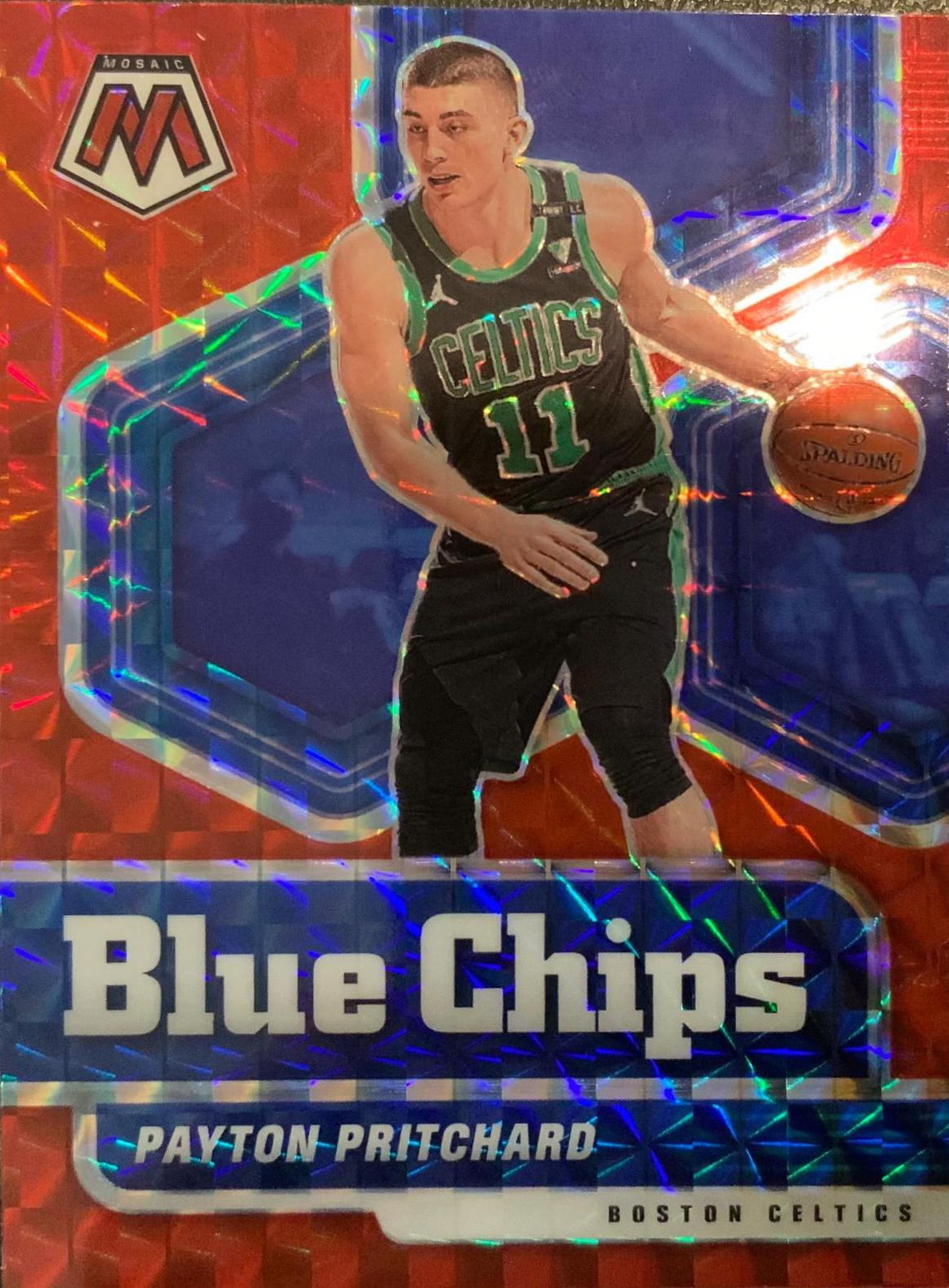 Payton Pritchard [Red Mosaic] #13