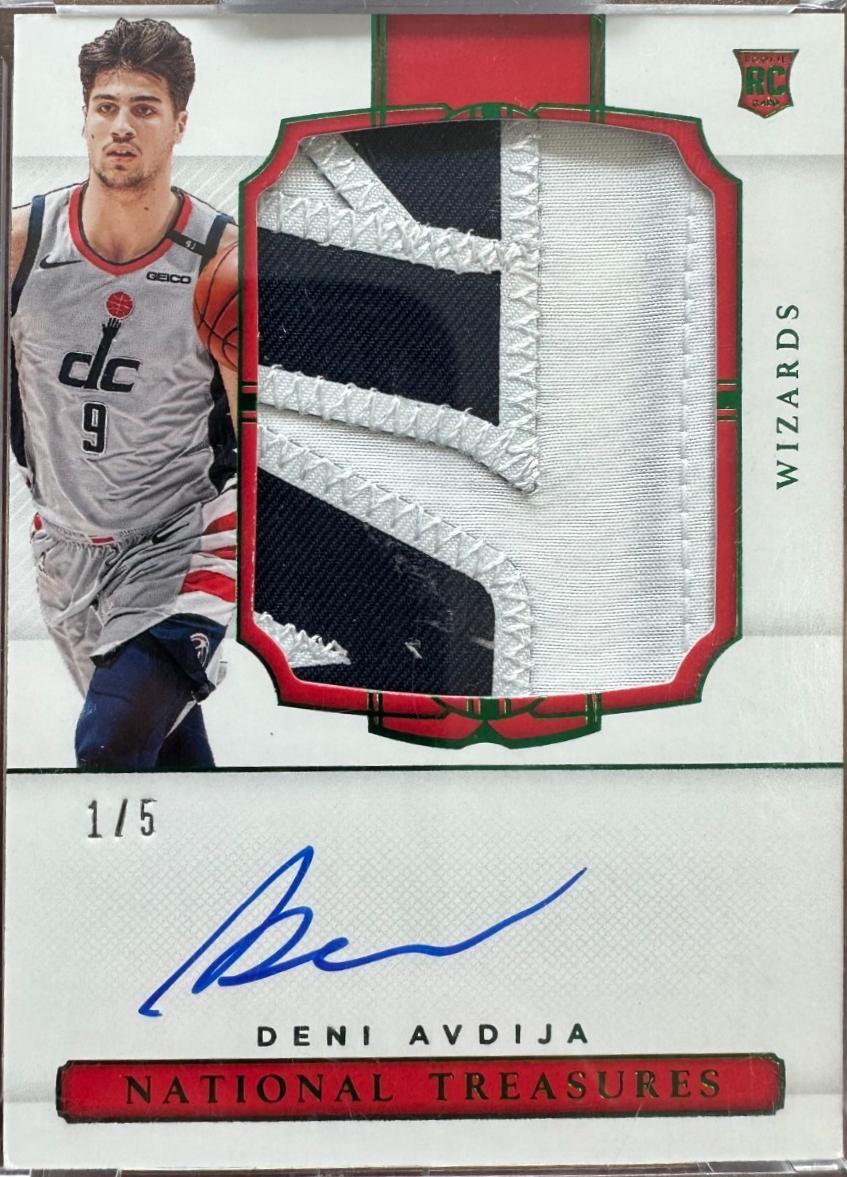 Deni Avdija [Patch Autograph Emerald] #138