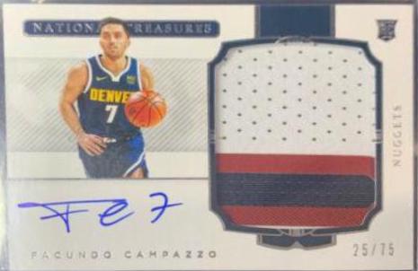 Facundo Campazzo [Patch Horizontal Autograph] #110