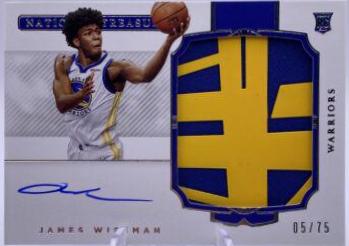 James Wiseman [Patch Autograph] #124