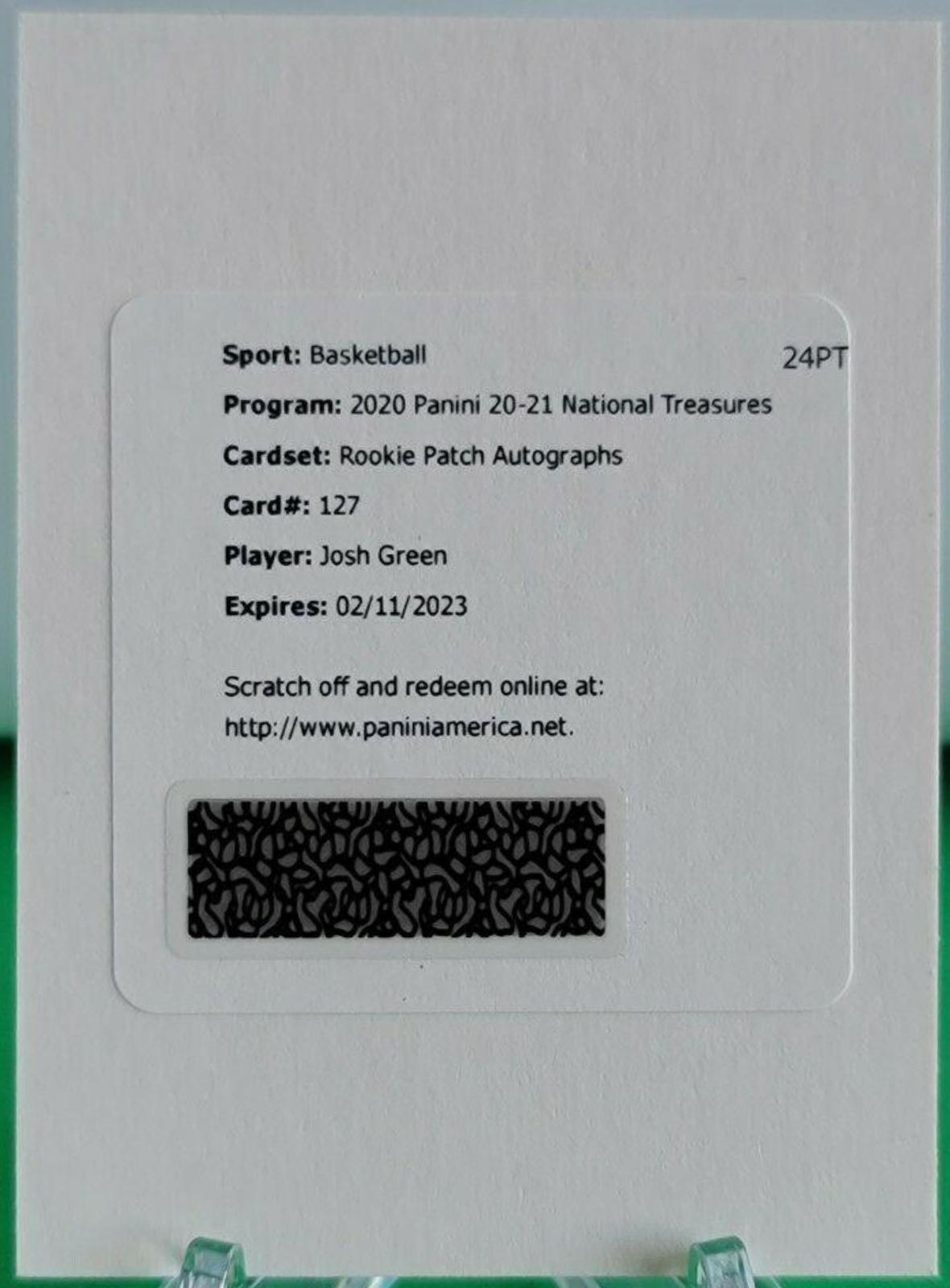 Josh Green [Patch Autograph] #127