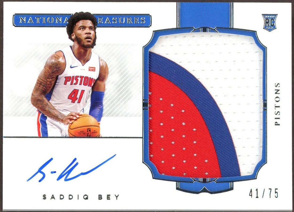 Saddiq Bey [Patch Horizontal Autograph] #123
